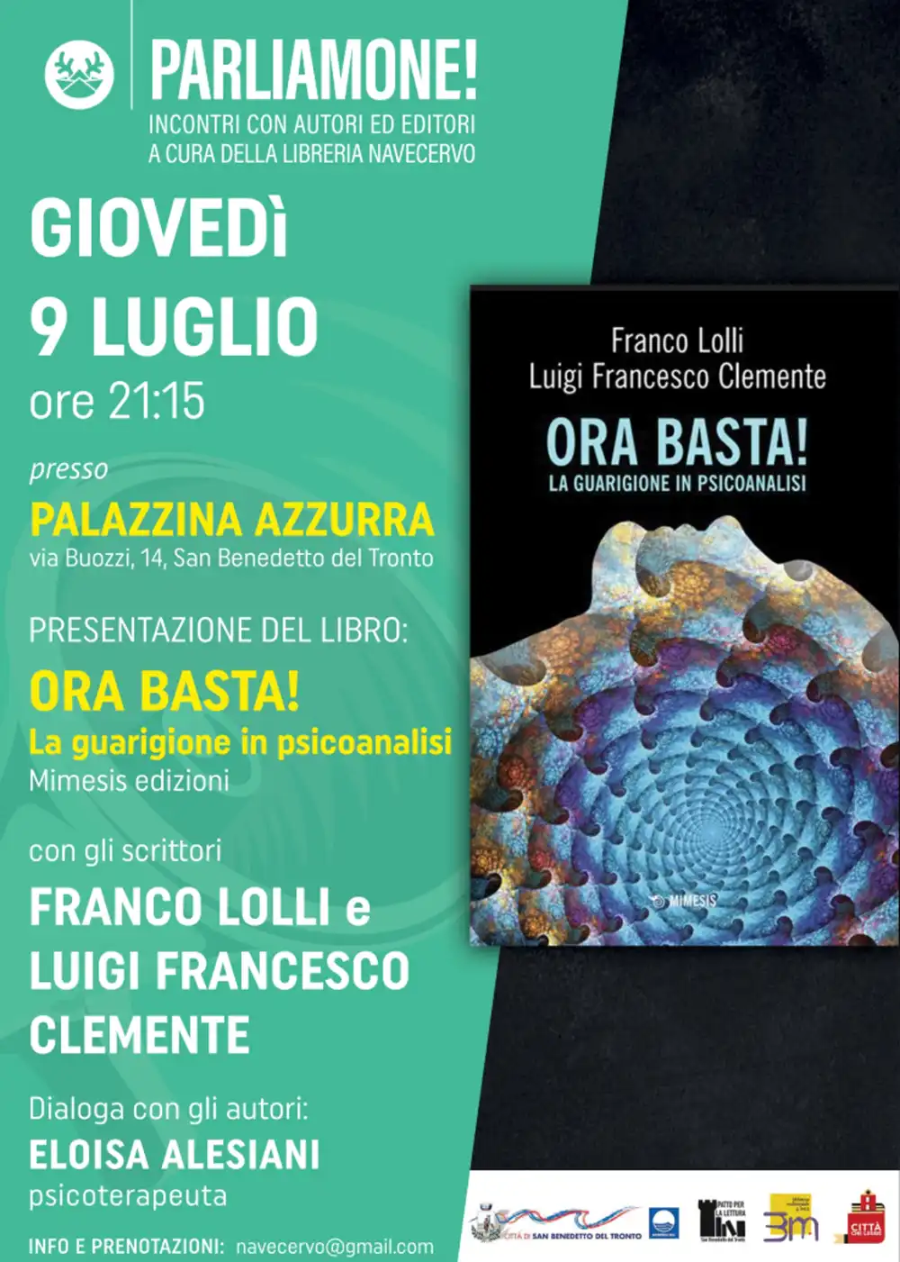 Litorale-Parliamone-presentazione-libro-Ora-basta-Lolli-Clemente